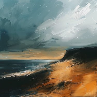 Abstract Oil Canvas of Landscape